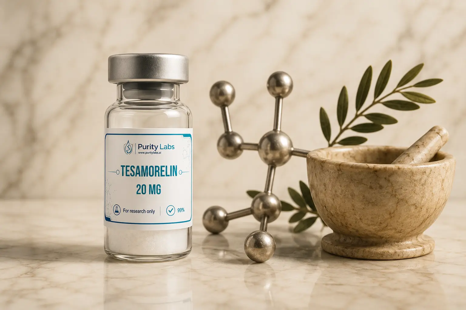 Purity Labs Tesamorelin Research Still Life